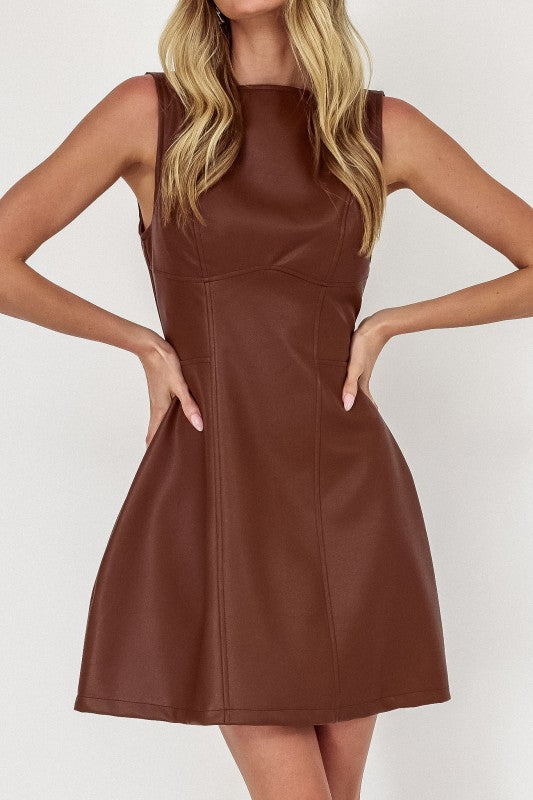 espresso martini mini dress