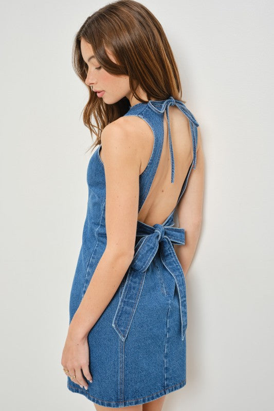denim mini